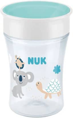 NUK Magic Copo Antivazamento 360° Boy, 230 ml, Azul
