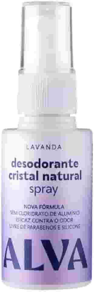 Alva Desodorante Spray Cristal Natural Lavanda Vegano 30ml
