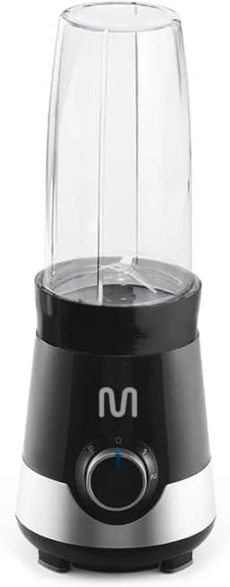 Liquidificador Shake com 2 Copos de 800ml e 3 Velocidades 220V 300W Preto Multi Home - GO014