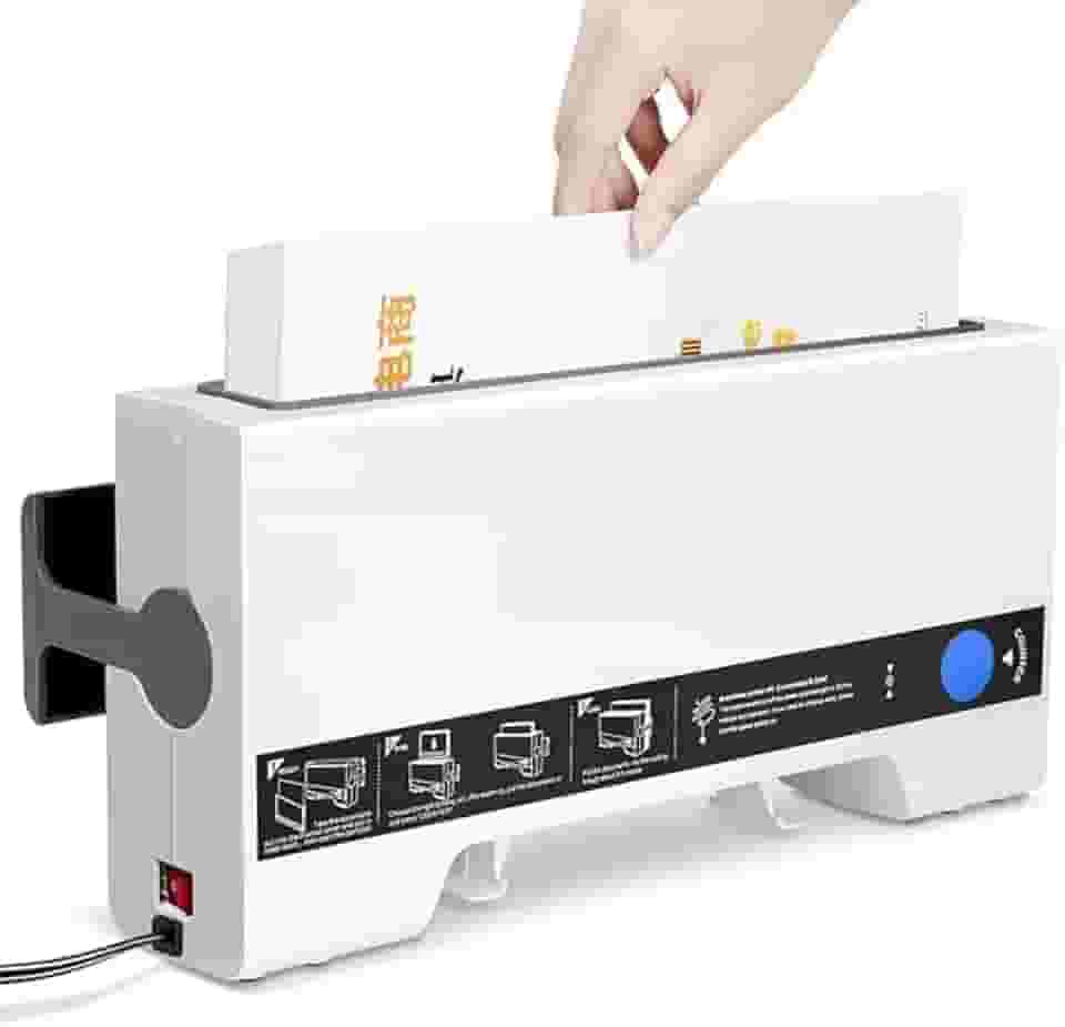 Máquina Elétrica de Encadernação Térmica A4, Máquina de Colagem de Documentos, Máquina de Encadernação Térmica, Quantidade Máxima de Encadernação 280 Folhas(110V)
