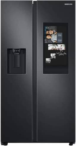Geladeira Samsung Side By Side Black Premium 585 Litros 110V RS58T5561B1/AZ