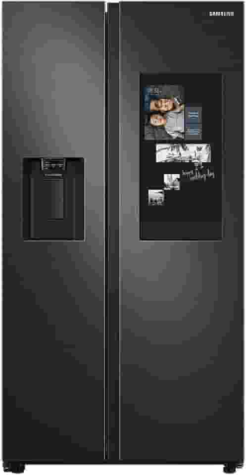 Geladeira Samsung Side By Side Black Premium 585 Litros 110V RS58T5561B1/AZ