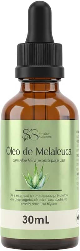 Óleo Corporal Antifúngico e Micoses com Óleo Essencial de Melaleuca 30 mL