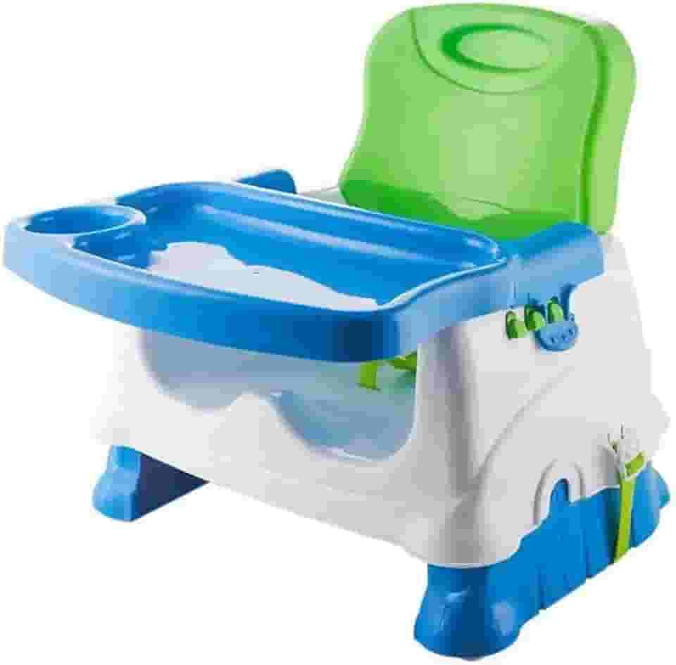 Cadeira de Alimentação Refeição Portátil para Bebê Até 24kg Azul Multmaxx