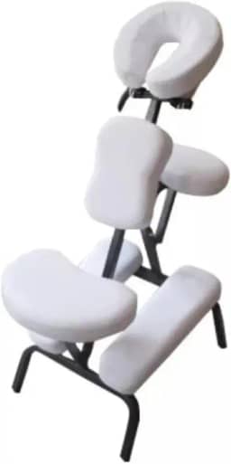 Cadeira De Massagem Quick Massage Shiatsu Portátil Branca
