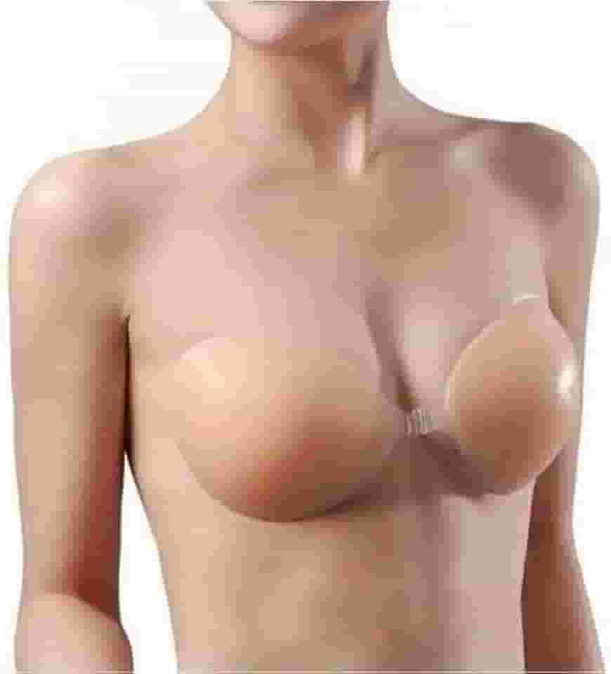 Sutien Sutiã Silicone Adesivo Aumenta Colar Peito Seios Sem Alça Invisível