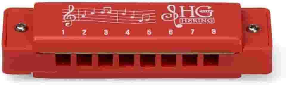 Gaita de Boca Hering Junior Vermelha Jrvm