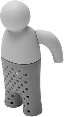 Mimo Style Infusor de Chá em Formato de'Homenzinho', Feito Inteiramente em Silicone de Qualidade Alimentar. Tela Fina. As Ervas Não Perdem Seu Valor Medicinal, Modelo: SN21003