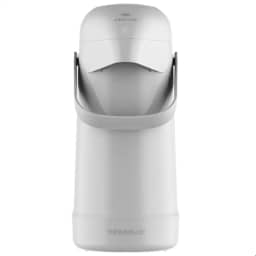 Garrafa Térmica Magic Pump Bomba de Pressão 500ml Branco