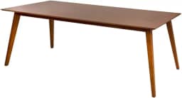 Mesa de Jantar 8 Lugares em Madeira Lótus Meu Móvel de Madeira - Caramelo