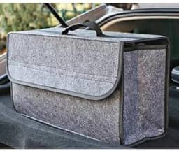 Bolsa Armazenamento Maleta para Carro Organizador Porta Malas Carro em Feltro 50cm Karbox