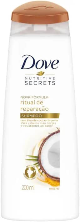Shampoo Ritual de Reparação Dove Nutritive Secrets Frasco 200ml, Dove