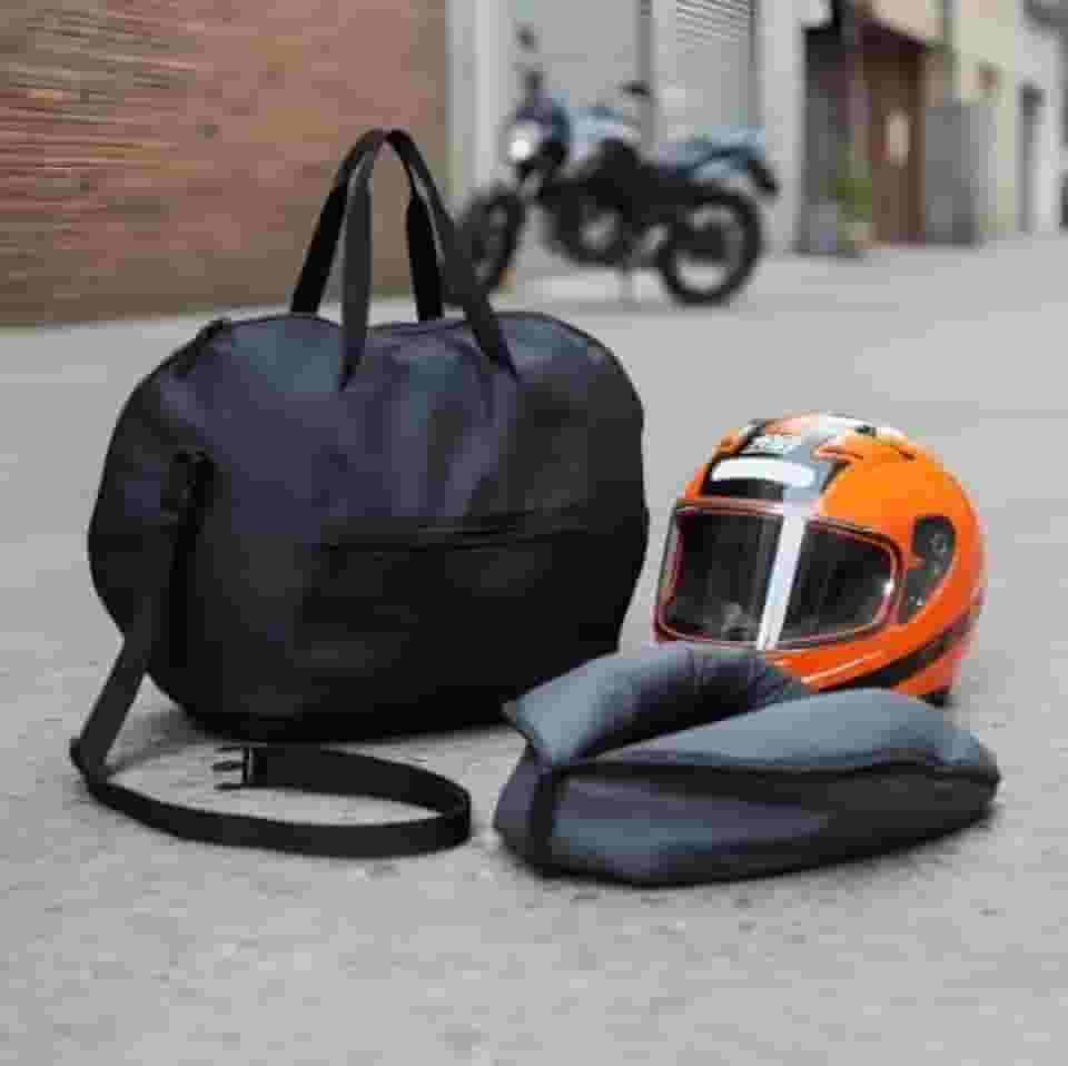 Bolsa Porta-Capacete para Moto – Compacta, Resistente e Impermeável