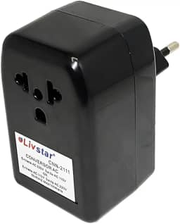 Transformador Tomada 110v Para 220v E 220v Para 110v – 100w, Compacto para Viagens