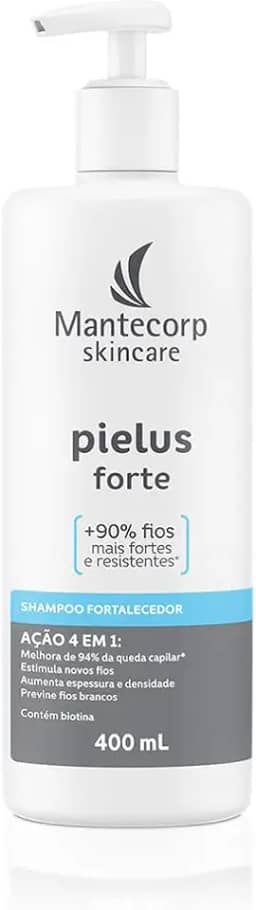 Shampoo Fortalecedor Antiqueda Pielus Forte 400ml - Mantecorp Skincare