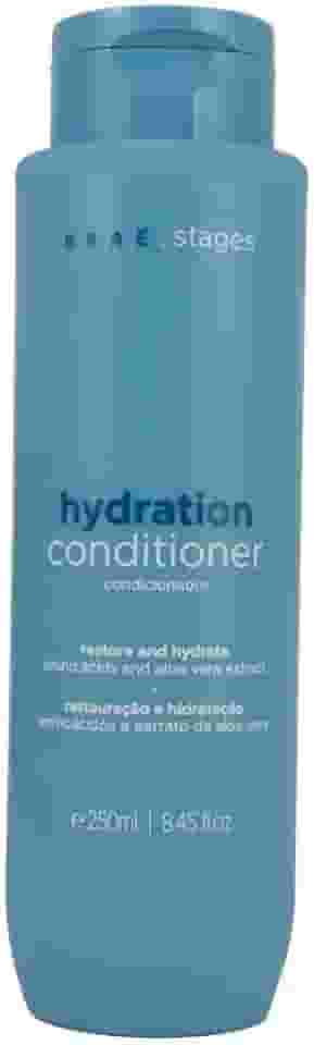 Condicionador BRAÉ Stages Hidratação Profissional - 250ml - Maciez, Brilho e Desembaraço Intenso