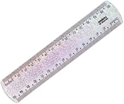 REGUA DE 15CM NEW LINE HOLOGRAFICA GLITTER