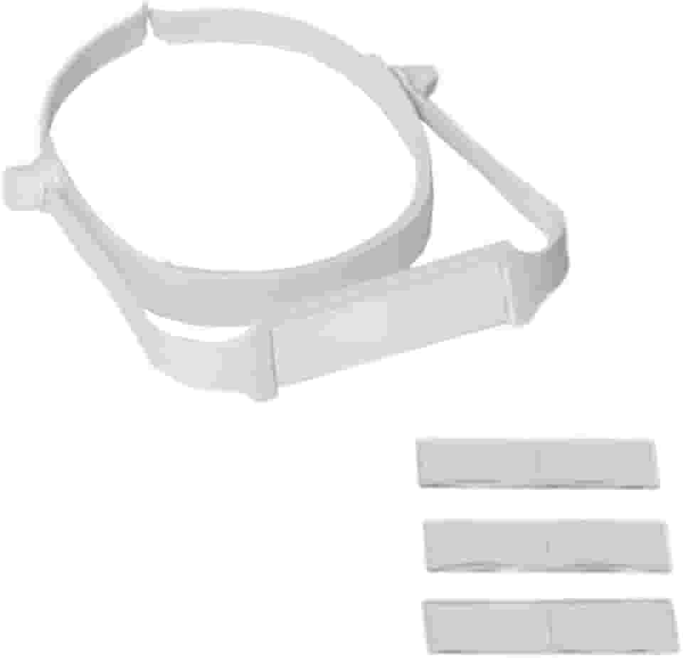 Lupa De Cabeça Pala Vision Branca 4 Lentes Estojo Estek