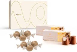 Conjunto Kopenhagen Nhá Benta 270g para o Dia das Mães e Namorados, com 6 Bombons 15g, 2 Bombons 90g e Caixa 8x22x26cm