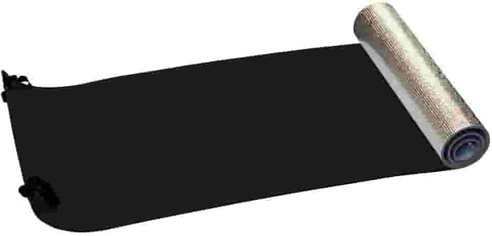NAUTIKA, Isolante Térmico Aluminizado em Eva para 1 Pessoa, Preto.