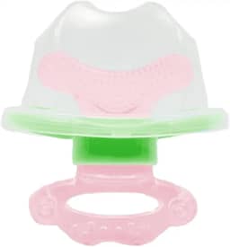 Mordedor com Massageador de Gengiva, Buba, Rosa