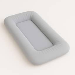 Ninho Casulinho 100% Algodão Extra Macio Recém Nascido Bebê (Cinza)