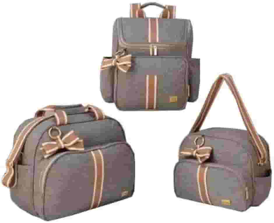 KIt Bolsas Maternidade Mochila Bolsa grande e pequena 3 peças
