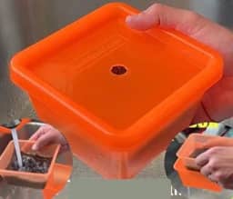 LBA 2022 Live Blackworms Box Keeper Wormbox Stackables Discus Altums Tropical Fish Worm Recipiente Alimentos para Animais de Estimação, Frutos do Mar, 9,59 Onças