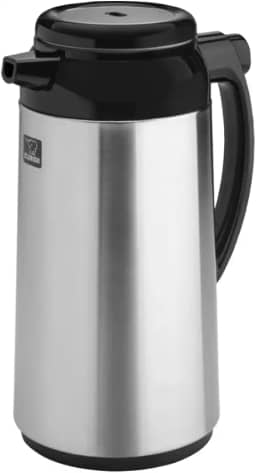 Zojirushi Garrafa térmica premium, 1 litro, aço inoxidável escovado