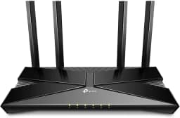 TP-Link Archer AX10 Next-Gen WiFi 6 Gigabit Dual Band Wireless Roteador, Velocidade WiFi até 1201Mbps/5GHz+300Mbps/2.4GHz, 4 Gigabit LAN Ports, Ideal para jogos Xbox/PS4/Steam & 4K/8K