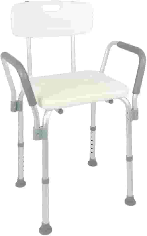 Dellamed Banqueta P/Banho Com Encosto E Braço D3-135Kg