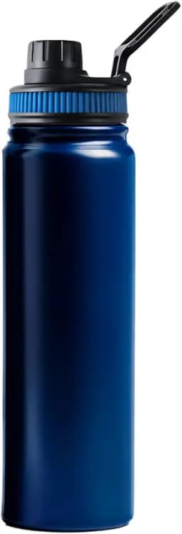 Garrafa De Água Térmica Garrafinha Em Aço Inox Antivazamento Com Infusor 750ml Garrafa Térmica Inox (Azul)