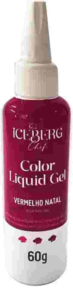 Corante Liquid Gel Vermelho Natal 60G Iceberg