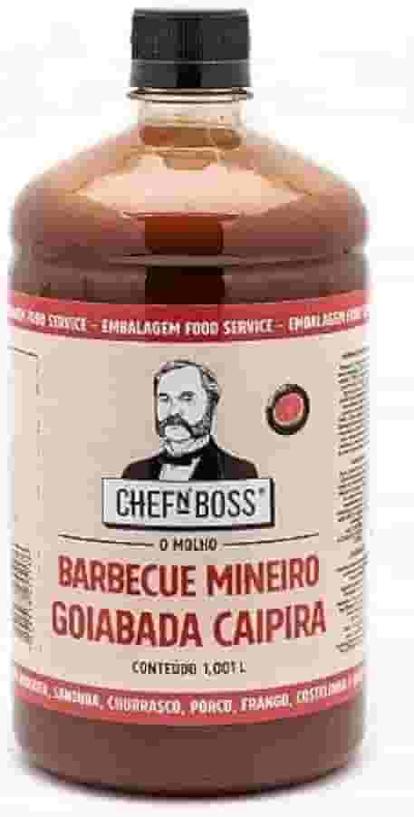 Molho Barbecue Mineiro Com Goiabada Caipira 1l - Chefn'boss