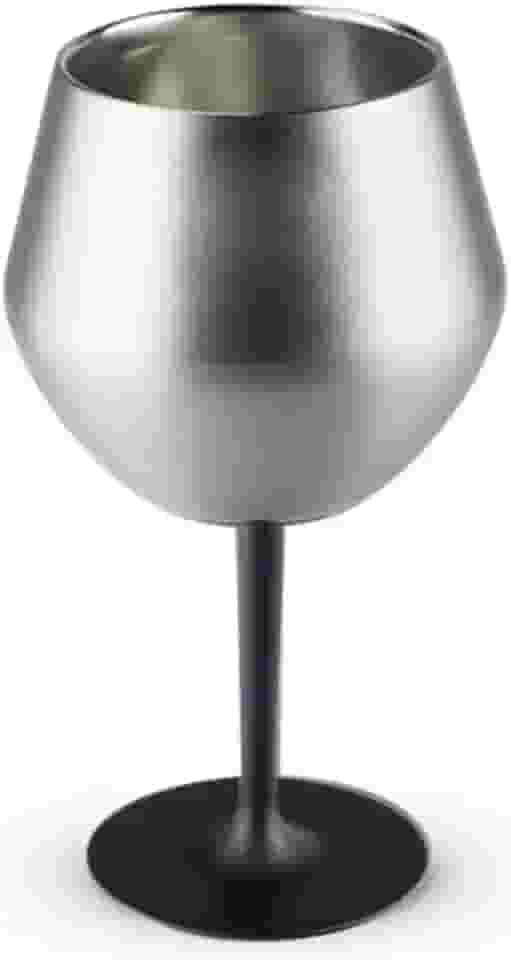 Taça Térmica de Alumínio Inox 410ml – Mantém Bebidas Geladas por Mais Tempo, Design Moderno e Sofisticado – Ideal para Cerveja, Drinks e Vinho (Cinza)