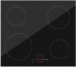 HOMELIFE Fogão Cooktop Indução 4Bocas 60cm Preto, Vidro Cerâmico Chinês, Controle Deslizante - 220-240V