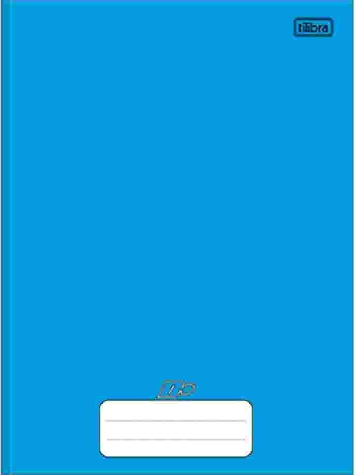 Tilibra - Caderno Brochura Universitário, Capa Dura, D+, 200x275mm, 96 Folhas, Azul