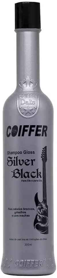 Coiffer Shampoo Tonalizante Silver Black 300Ml