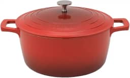 Panela Caçarola De Indução 20cm Com Revestimento Cerâmico Cook&Chef (Vermelho)