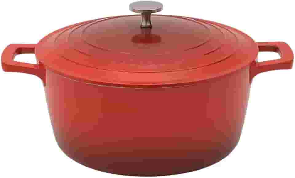 Panela Caçarola De Indução 20cm Com Revestimento Cerâmico Cook&Chef (Vermelho)
