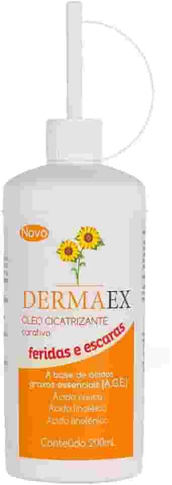 Kit Dermaex oleo de girassol feridas escaras 3x200mL