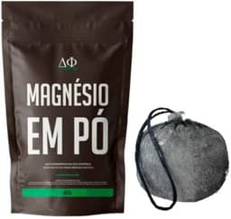 Magnésio 400gr + Chalk Ball - Desfibrila® - Magnésio para Crossfit, Escalada, Calistenia, Power Lifting