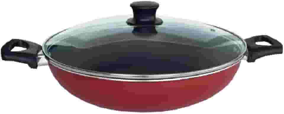 Panela Paejeira Frigideira Grande Antiaderente Starflon Com Tampa 30cm