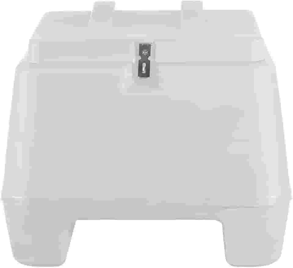 BAÚ PLÁSTICO SUPERIOR 80 LITROS PRO TORK BRANCO INJETADO