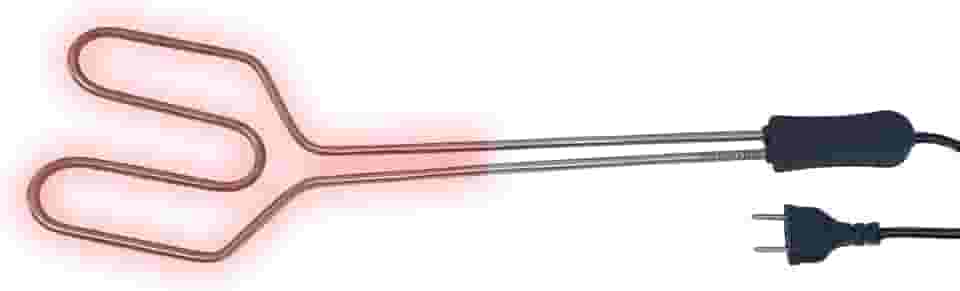 Alfa Suportel Acendedor de Carvão Elétrico 650W, 110V, Aço Inoxidável com Aquecimento Rápido