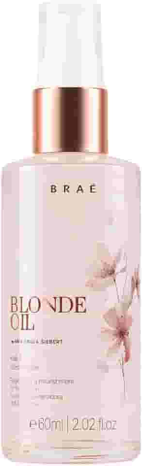 Óleo Capilar BRAÉ Blonde Oil 60ml - Brilho Intenso e Maciez, Controle de Frizz e Pontas Duplas, Fragrância Sofisticada