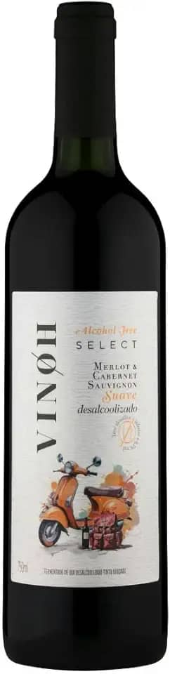 Vinho Sem Álcool Suave Tinto Cabernet S. e Merlot Select 750ml - Vinoh