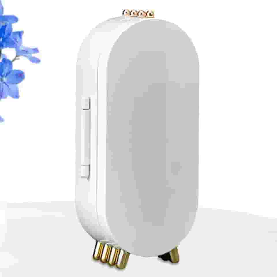 Porta Joia Expositor Com Espelho e Divisórias Dobrável (BRANCO) - MJ BRANDS