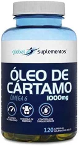 Óleo de Cártamo (1000mg) 120 cápsulas - Global Suplementos