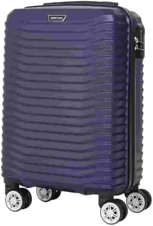 Mala De Viagem Bordo 10 Kg Abs 4 Rodas Duplas Cadeado Embutido (Azul)